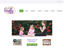 Tablet Screenshot of fireflyfamilyyoga.com